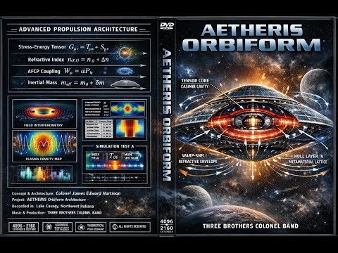 AETHERIS Orbiform Architecture Group 1 Video of the Series Casimer Lenticular Flying Saucer