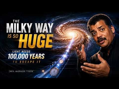 The Milky Way Is So Huge Light Needs 100,000 Years to Escape It | Neil deGrasse Tyson