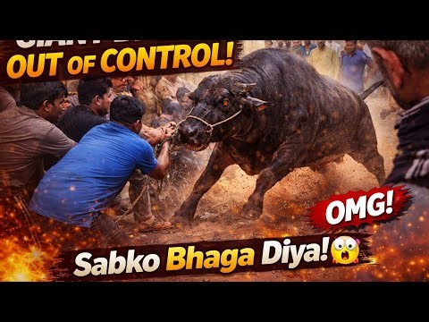 Pagal Bhens Ne Sabko Bhaga Diya! 😱 | 500KG Beast Out of Control