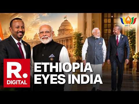 PM Modi Meets Ethiopian PM On BRICS Sidelines | Focus on Defence, Mining & Trade