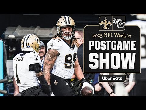 LIVE: Titans vs. Saints Postgame Show | 2025 NFL Week 17