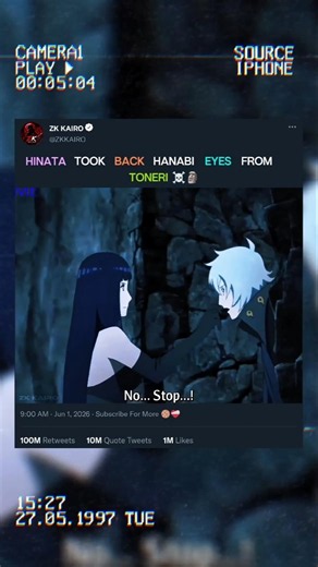 HINATA DESTROYED HINABI EYES 👀☠️...
