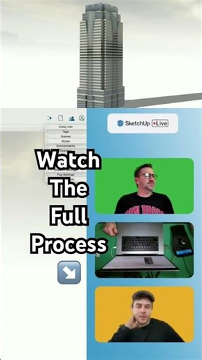 Nakatomi Plaza from Die Hard in SketchUp