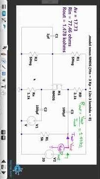 Output Impedance | Common Gate #amplifier | #ltspice #microelectronics #transistoramplifier #mosfet