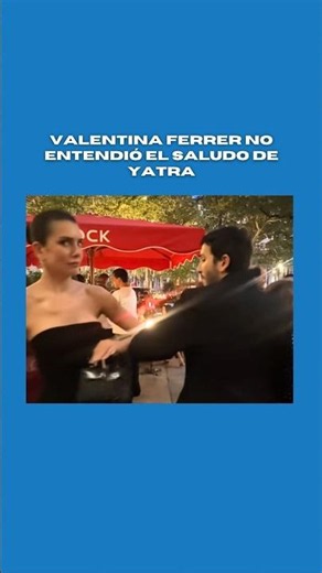 Valentina Ferrer no entendió el saludo de Yatra y decidió crear el suyo / El Diario