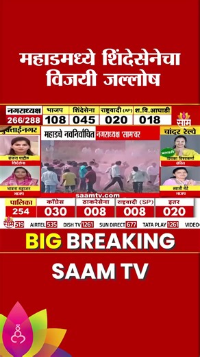 महाडमध्ये शिंदेसेनेचा विजयी जल्लोष | Mahad Election Updates