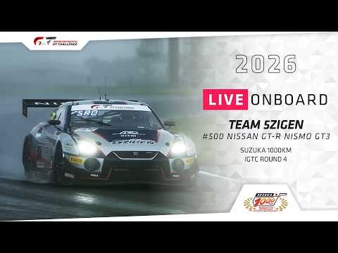 LIVE ONBOARD | Race | #500 Team 5ZIGEN Nissan GT-R NISMO GT3 | Suzuka 1000km + IGTC 2026