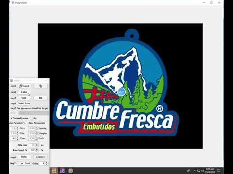 The Operation How To Use PVC Label Patch Disnepsngin Machine AI Software to Program Injection Path