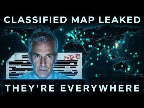 Former USAF serviceman leaked a classified map marking locations where alien craft have detected
