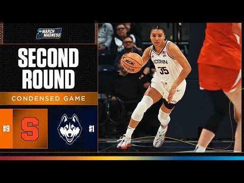 UConn vs. Syracuse - Second round NCAA tournament extended highlights