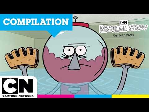 Burgers, Doughnuts & Food Disasters 🍩 🍔 | Regular Show: Lost Tapes | Cartoon Network UK