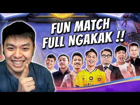 MABAR MAGIC CHESS GO GO BARENG ARTIST2 DAN PRO PLAYER2 !! FUN MATCH ANNIVERSARY MCGG