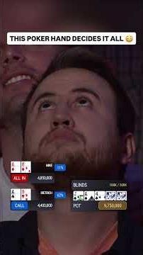 $1,000,000 ON THE LINE 😱 #poker #casino #pokerhands