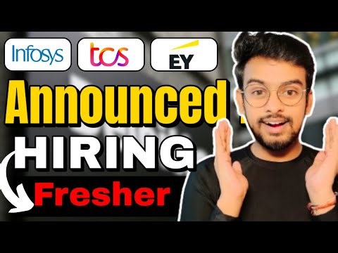 Infosys, TCS, EY Fresher Hiring Drive | OFF Campus Jobs For 2026, 2025, 2024 Batch
