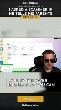 I ASKED A SCAMMER IF HE TELLS HIS PARENTS | Kitboga #Shorts