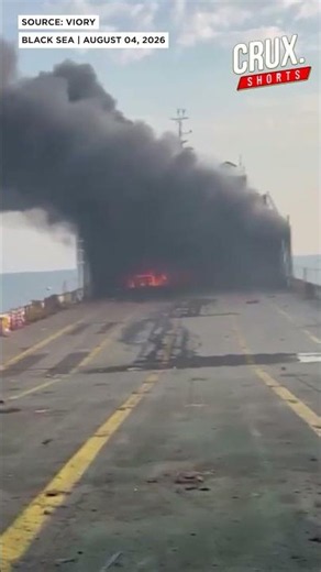 Turkish Cargo Vessel Hit By Ukrainian Drone Strike In Black Sea As Crew Injured Near Russian Port
