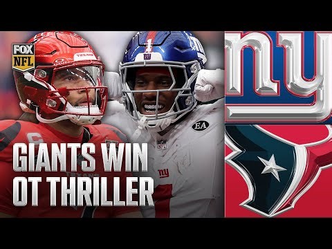 Drew Brees breaks down the Giants' CLUTCH overtime win in J.J. McCarthy’s first start
