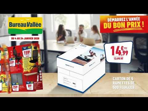 Démarrez l'année du bon prix avec Bureau Vallée !