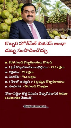 👉 Business Awareness | Coconut Wholesale Profits, Smart Trading Strategy & Monthly Income Explained
