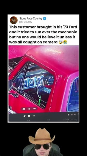 This customer brought in his '73 Ford and it tried to run over the mechanic but no one would believe