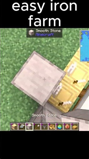 EASY IRON FARM in Minecraft 😱 Unlimited Iron Golem Farm (No Redstone!)