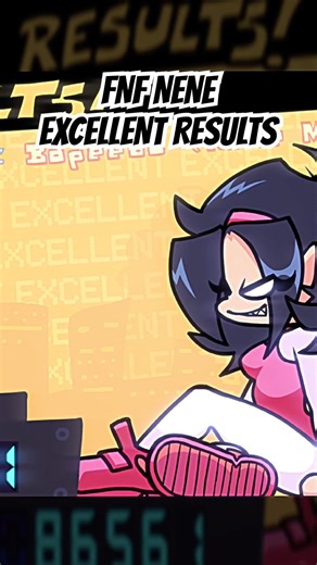 FNF NENE EXCELLENT RESULTS SCREEN #fnf #fnfmod #animation #nene