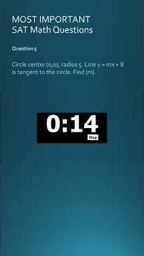 SAT SERIES 4 - Q.5 - MOST IMPORTANT SAT Math Questions - Digital SAT 2025–2026 - SAT Score Boost