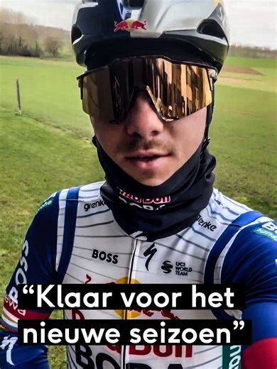 Remco Evenepoel is klaar voor het seizoen bij zijn nieuwe ploeg Red Bull-Bora-Hansgrohe. #Wielrennen #RemcoEvenepoel