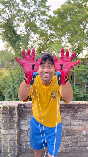 Spider-Man Web Shooter Test 🕷️😱 Will It Really Shoot Webs? 😂 #is2motivation #shorts
