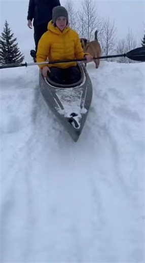 Kayak Sledding Adventures: Winter Fun and Chaos