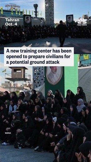 Iranian women take part in military training in Tehran