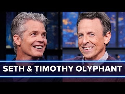 Timothy Olyphant Confronts Seth, Sets Late Night Record & Lost a Popularity Contest to His Daughter