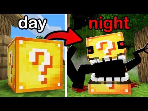 Testing CURSED Lucky Blocks In Minecraft