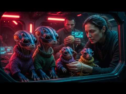 “Alien Predators… in Sweaters?! 🛸 Cute Vexan Hatchlings Saved by Humanity”