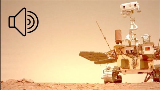 China's rover moves on Mars