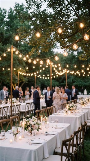 Battery Operated Wedding Lights | Outdoor Reception String Lights | Romantic Globe Lighting for Backyard Wedding Decor - Etsy