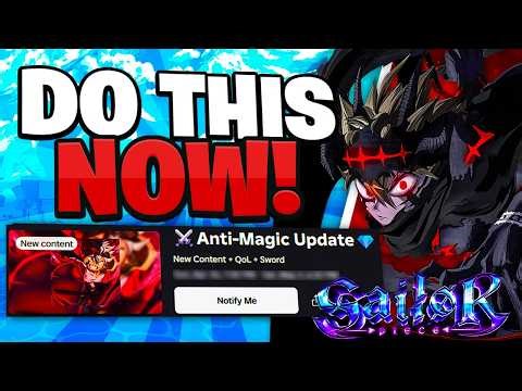 Do This Before the BLACK CLOVER Update In Sailor Piece!
