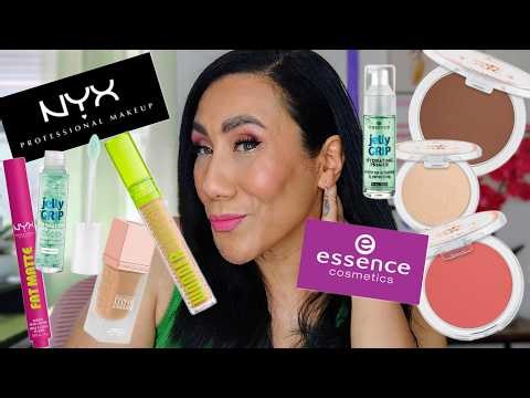 Testing NEW Essence & NYX Makeup | First Impressions