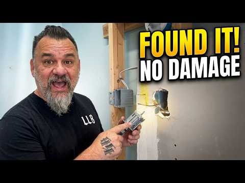 How to Find buried Electrical Boxes Without Damaging Walls, tips and tricks!