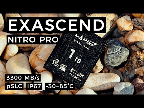 Exascend Nitro Pro 1TB - карта для экстремальных нагрузок: -30~85°C / IP67 / реальные 3300 МБайт/с