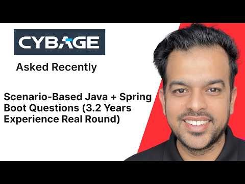 Cybage Real Interview Breakdown (3.2 Years) | Java + Spring Boot + Concurrency