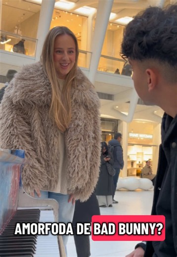 Public Piano: Latina Asks to Play Bad Bunny's 'Amorfoda'