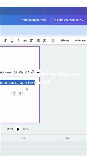how to animate your text in canva