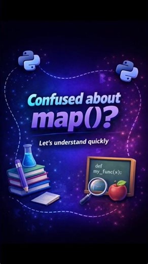 Python map() Function Explained Simply #python #map #python_map()
