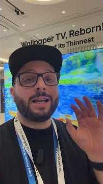 TV OLED SOTTILISSIMO! #LGwallpaperevoW6 #LG #TV