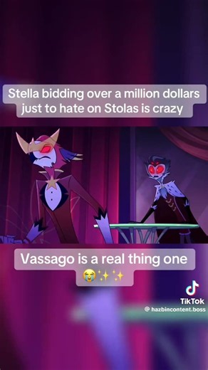 Helluva boss season 3 Stella vs vassago betting scene