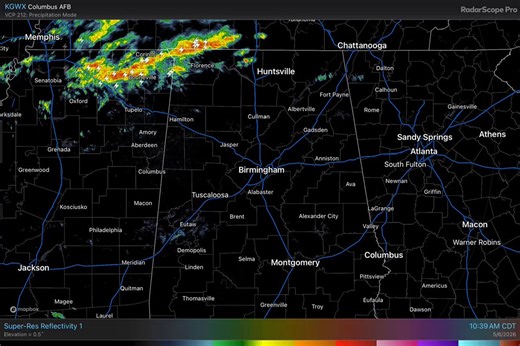 5/6 11am Radar Update: We’re watching and waiting. No changes to the severe threat timing from what we posted earlier this AM. Just stay weather aware throughout the day/night!