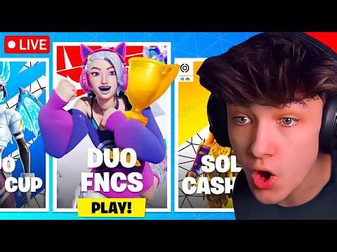 🔴LIVE! - DUO *FNCS* DAY 1! TOURNAMENTS ARE BACK! (Fortnite)