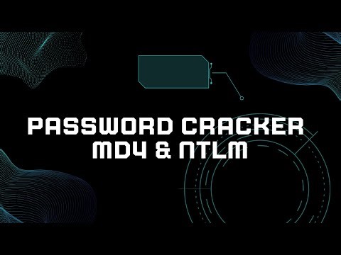 Password Cracker - Understanding Hashing Algorithms: MD4 & NTLM