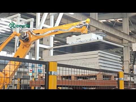 Fully Automatic Solar Panel Recycling Line | Recover Silicon, Copper & Aluminum ♻️